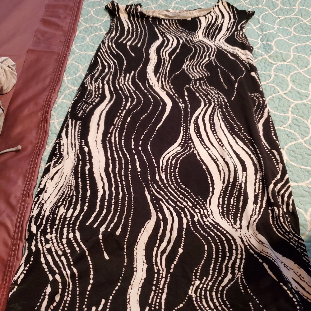 Black and white dress